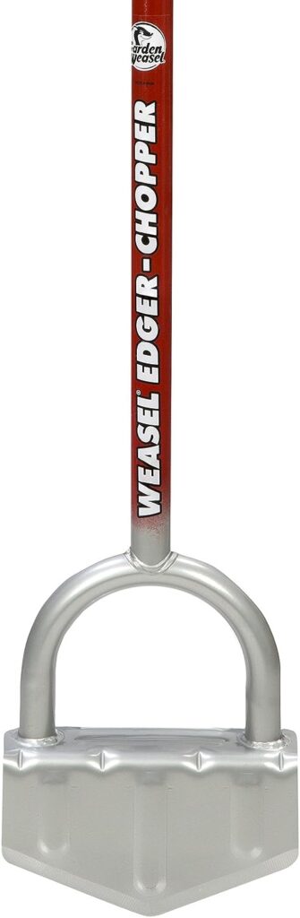 Garden Weasel Edger-Chopper 91714-1 - Edger Lawn Tool - Manual Lawn Edger - Grass Edger - Weather and Rust Resistant - Carbon Steel