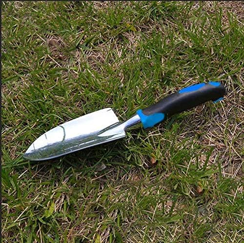 Sioner Garden Hand Trowel - Cast Aluminum Heavy Duty Garden Hand Shovel with Soft Rubberized Non-Slip Ergonomic Handle, Garden Gifts