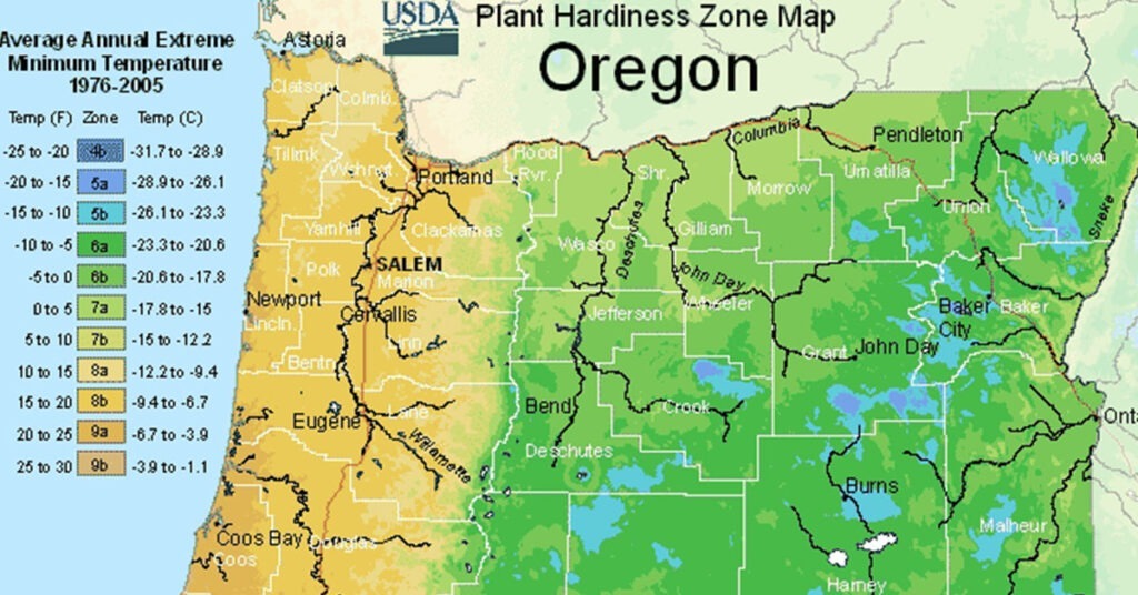What Gardening Zone Is Portland, Oregon In