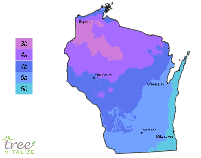 What Gardening Zone Is Wisconsin Associated With