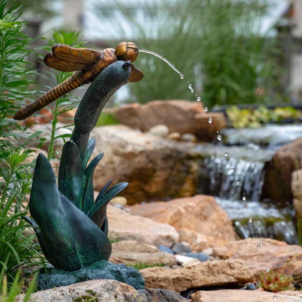 Aquascape Dragonfly Spitter Fountain for Ponds and Water Gardens | 78303