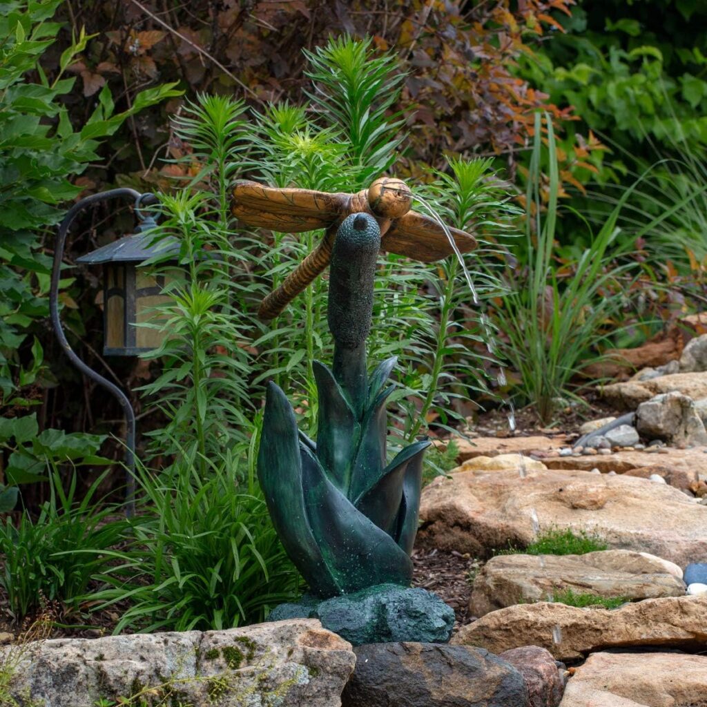 Aquascape Dragonfly Spitter Fountain for Ponds and Water Gardens | 78303